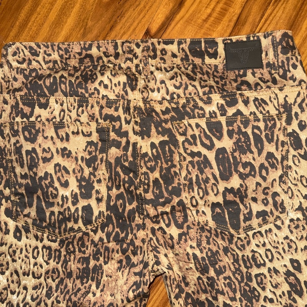 L&B Wild Leopard Print Trousers - Picture 7 of 9